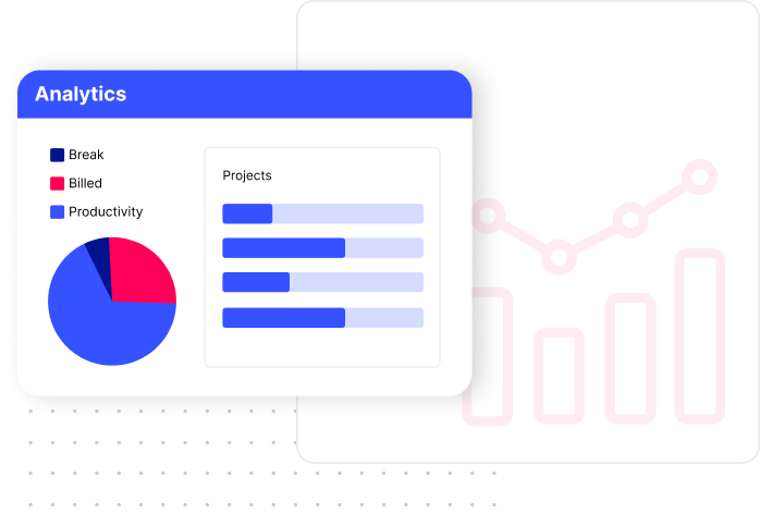 Analytics & Reporting Dashboard - SymTime time tracking feature screenshot